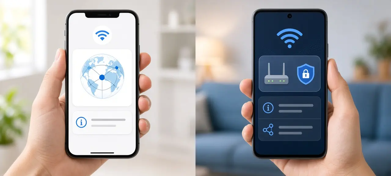 Cách xem IP điện thoại iPhone, Android