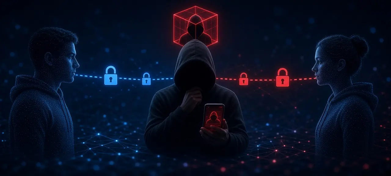 What is a man-in-the-middle attack?