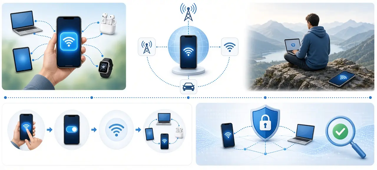 What is a personal hotspot? How it works, how to use it and is it safe